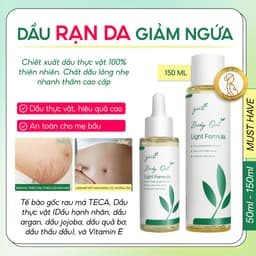 Thumbnail Dầu Rạn Da Giảm Ngứa Dưỡng Ẩm Cho Bà Bầu & Mẹ Sau Sinh Lỏng Nhẹ Thấm Nhanh - GUO Body Light Oil Fomular 1