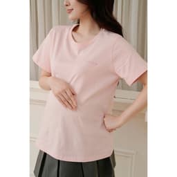 Thumbnail Áo phông bầu L'amme Tee chất cotton thấm hút mồ hôi mặc được sau sinh by LAMME 2