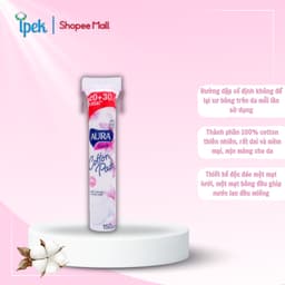 Thumbnail Bông Tẩy Trang Aura Beauty Cotton Pads 150 Miếng 2