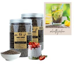 Thumbnail Combo 2 Hạt chia GUfoods - Giàu chất xơ và Omega-3, Tốt cho hệ tiêu hoá, Lành mạnh, Healthy, Eat clean (100g/600g) 1