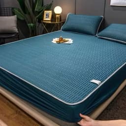 Thumbnail Chiếu điều hoà boc chun vải tencel bodecor mát mẻ, kháng khuẩn, không mùi hôi cao su tặng kèm 2 vỏ gối đầu 3