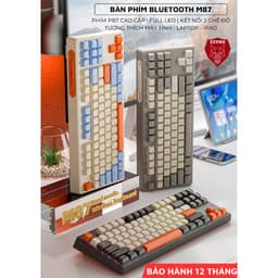 Thumbnail Bàn Phím Bluetooth Không Dây Ziyou M87 Gõ Êm Giảm Ồn Led Nền Kết Nối Đa Năng Cho Dân Văn Phòng 3