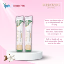 Thumbnail Combo 2 gói bông tẩy trang skinlovers 150 miếng siêu tiết kiệm không xơ bông 1