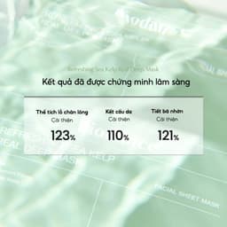Thumbnail BIODANCE Mặt Nạ Thạch Dịu Da Giảm Mẫn Đỏ Dưỡng Da Sâu Loại Bỏ Mụn Đầu Đen Refreshing Sea Kelp Real Deep Mask 34g 3