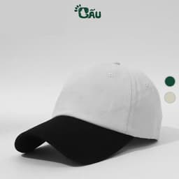 Thumbnail Nón lưỡi trai trơn Gấu 194 đủ màu vải kaki mềm mịn - NÓN KAKI 1