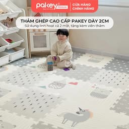 Thumbnail Thảm Ghép Lót Sàn Dày 2cm PAKEY Siêu Êm Cho Bé Tập Bò, Tập Đi, Thảm Xốp Cao Cấp 2 Mặt Tiện Lợi 1