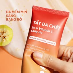 Thumbnail Tẩy Tế Bào Chết Da Mặt Sơ-ri Vitamin C Làm Sạch Da Loại Bỏ Tế Bào Chết Sợi Bã Nhờn Cho Da Mềm Mại Sáng Mịn Cỏ Mềm 120g 1