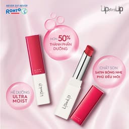 Thumbnail Son trang điểm dưỡng môi Lip On Lip Glowy Satin 2.2g - Ruby Star (Đỏ Ruby) (date 13.04.2026) 1