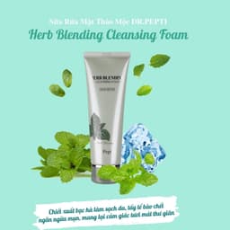 Thumbnail SỮA RỬA MẶT DR.PEPTI BẠC HÀ TRÀ XANH HERB BLENDING CLEANSING FOAM 110ML 2