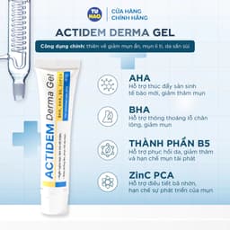 Thumbnail Livestream Gel giảm mụn dưỡng ẩm da Actidem Derma Gel 18g/ Derma Gel 40g/ Derma Extra 18g - Từ Hảo 1