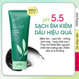 Thumbnail Sữa Rửa Mặt Than Tre Tràm Trà An Toàn Cho Bà Bầu pH 5.5, Không Sulfate, Kiềm Dầu, Ngừa Mụn Hiệu Quả GUO 100g 1