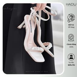 Thumbnail Cao Gót 7P Quai Ngang Đính Đá HADU M7129 Sang Trọng Cao Cấp BH 12T 4