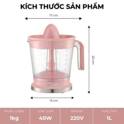 Thumbnail Máy vắt cam tự động Daewoo DEM-JK533 dung tích 1 lít, công suất 40w, bền bỉ, bảo hành 1 năm 3