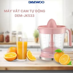 Thumbnail Máy vắt cam tự động Daewoo DEM-JK533 dung tích 1 lít, công suất 40w, bền bỉ, bảo hành 1 năm 2