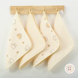 Thumbnail Khăn sữa cho bé kích thước lớn 30x30cm Petit Bebe muslin 6 lớp thấm hút mềm mại cho làn da bé 4