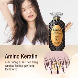 Thumbnail Bộ dầu gội xả phục hồi tóc khô xơ chẻ ngọn gãy rụng hư tổn nặng Diane Extra Damage Repair 450ml*2 3