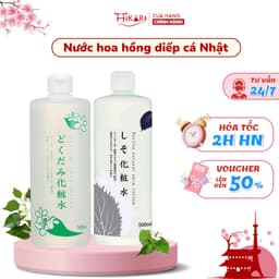 Thumbnail Nước Hoa Hồng Chiết Xuất Diếp Cá Tía Tô Chinoshio Dokudami Natural Skin Lotion Nhật Bản 500ml 1