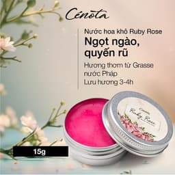Thumbnail Nước Hoa Khô Cenota Ruby Rose Ngọt Ngào Quyến Rũ 15g, Nước Hoa Dạng Sáp Lưu Hương Lâu 1