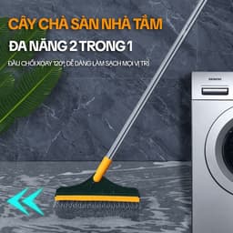 Thumbnail Cây Chà Sàn Nhà Tắm KITIMOP Z4 - Chổi Chà Sàn Và Gạt Nước 2 Trong 1, Chổi Cọ Nhà Vệ Sinh Thông Minh 1