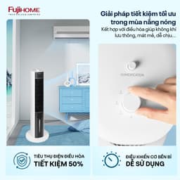Thumbnail Quạt tháp điều hoà cao cấp Fujihome AC-18LM thiết kế hiện đại, nhỏ gọn, 3 cấp độ gió, động cơ bền bỉ 1