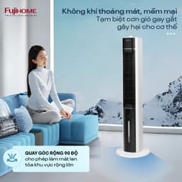Thumbnail Quạt tháp điều hoà cao cấp Fujihome AC-18LM thiết kế hiện đại, nhỏ gọn, 3 cấp độ gió, động cơ bền bỉ 3