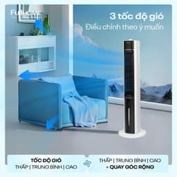 Thumbnail Quạt tháp điều hoà cao cấp Fujihome AC-18LM thiết kế hiện đại, nhỏ gọn, 3 cấp độ gió, động cơ bền bỉ 4