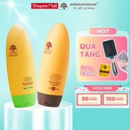 Thumbnail Combo dầu gội kiềm dầu Arganmidas tạo phồng chân tóc giảm rụng tóc dầu xả Collagen siêu dưỡng ẩm phục hồi tóc hư 450ml 1