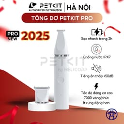 Thumbnail Tông Đơ Cắt Tỉa Lông Thú Cưng PETKIT Pro 2in1 Căt Êm, Mạnh Mẽ, Pin Trâu Lên Đến 65 Phút 1