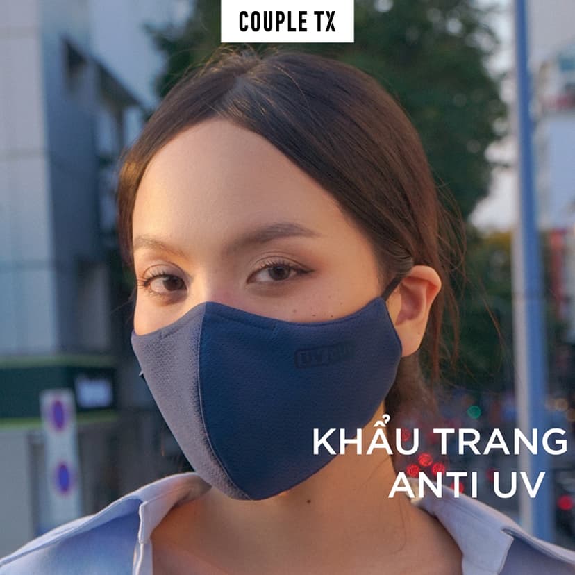 Ảnh Khẩu Trang Chống Nắng UV Couple TX Logo Phản Quang MFA 1006 2