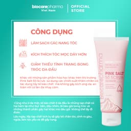 Thumbnail Tẩy tế bào chết da đầu muối hồng Himalaya - Biocare Pharma - Giảm gàu - giảm bết tóc - giúp phồng tóc - 50gr và 150gr. 3
