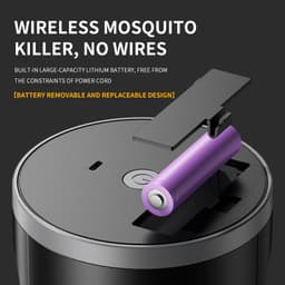 Thumbnail Đèn Bắt Muỗi Padabanic Hình Trụ Tròn 2in1 Dùng USB Và Pin Kết Hợp Đèn Ngủ 3
