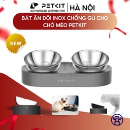 Thumbnail Bát Ăn Đôi, Chén Ăn Chống Gù Cho Chó Mèo PETKIT Nghiêng 15 Độ 1