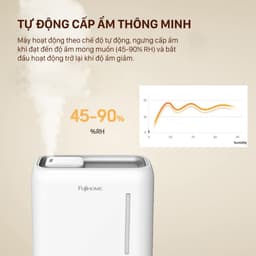 Thumbnail Máy Phun Sương Tạo Ẩm Xông Tinh Dầu Fujihome HM04EUV Đầu Phun Xoay 360 Độ, Cảm Ứng, Màn LED Hiển Thị 3