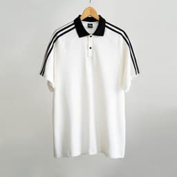 Thumbnail Áo thun polo nam SVAI phom rộng CAPMAN CLUB, sọc vai trẻ trung thoải mái 2
