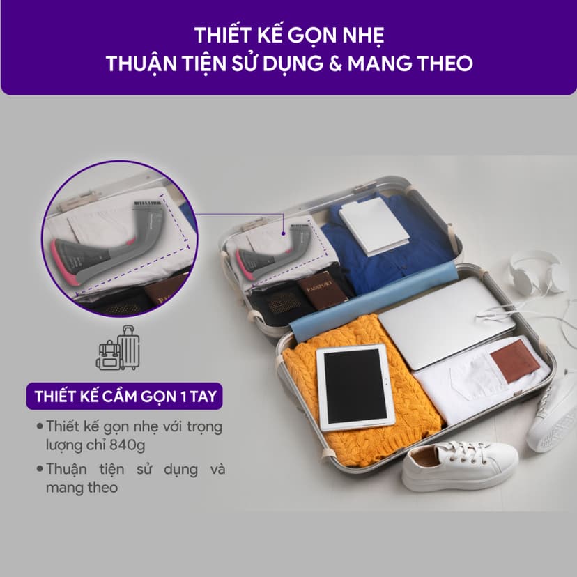 Ảnh Bàn Ủi Hơi Nước Cầm Tay BlueStone GSB-4033 - 1630W 3