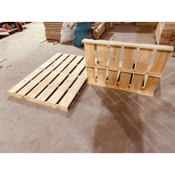 Thumbnail Tấm pallet gỗ thông Behomes, dùng làm giường pallet hoặc decor, gỗ đã xử lí ẩm mốc mối mọt (Giá 1 tấm pallet) 2