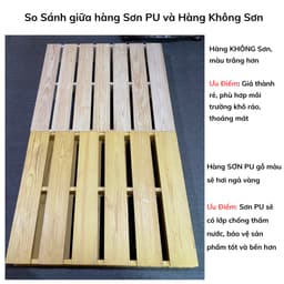 Thumbnail Giường pallet gỗ thông Behomes loại hộp kín, đã ráp sẵn hoàn thiện, nan dày, đã xử lí ẩm mốc mối mọi 2