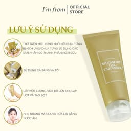 Thumbnail I'm From Sữa rửa mặt Mugwort Gel Cleanser 150ml 1