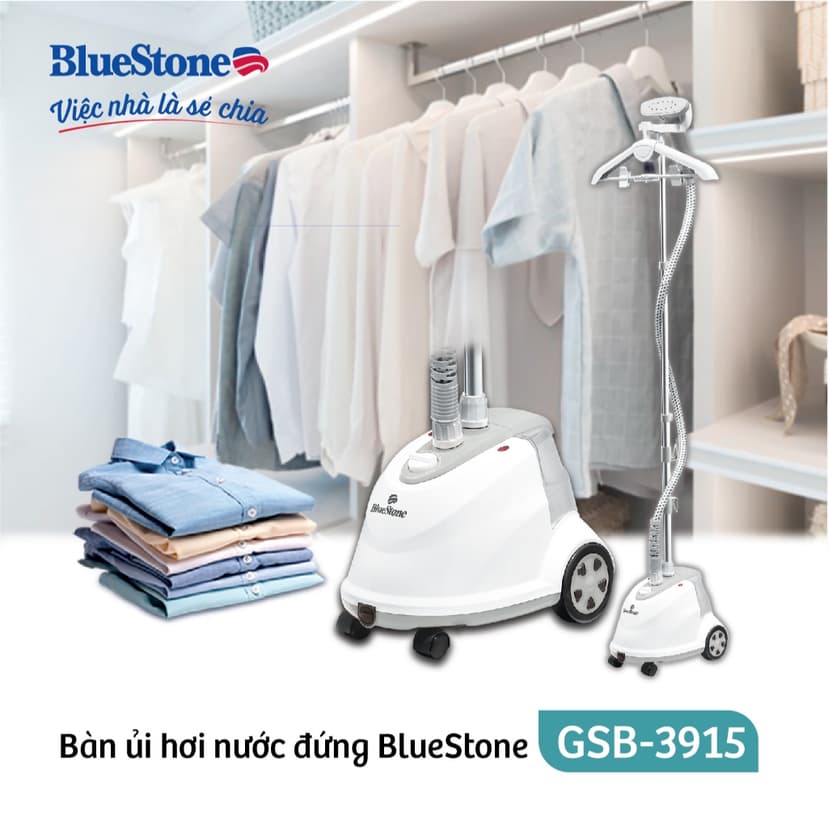 Ảnh Bàn ủi hơi nước đứng BlueStone GSB-3915 - 1800W 4