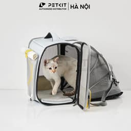 Thumbnail Balo du lịch cho chó mèo Petkit xZone bản mới 2025 chất liệu Vải chống nước rộng, thoáng 3