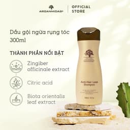 Thumbnail Dầu gội cặp kích thích mọc tóc Arganmidas tinh chất Argan Oil nuôi dưỡng tóc chắc khỏe combo gội xả hỗ trợ dày tóc 4