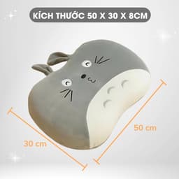 Thumbnail Gối Cao Su Non Cao Cấp Dùng Gối Đầu Đệm Ngồi Tựa Lưng Hỗ Trợ Đau Vai Gáy Cho Văn Phòng Gối Ngủ êm Mềm Vỏ Gối Dễ Thương 3