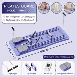 Thumbnail BG Dụng cụ Tập PILATES đa năng, có thể gấp gọn, hỗ trợ đa bài tập, chất liệu cao cấp PB-1100 3
