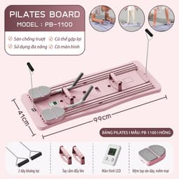 Thumbnail BG Dụng cụ Tập PILATES đa năng, có thể gấp gọn, hỗ trợ đa bài tập, chất liệu cao cấp PB-1100 4