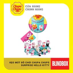 Thumbnail Que kẹo mút Hương dâu đầy bí ẩn Chupa Chups sưu tầm những chú mèo dễ thương Pusheen, Hello Kitty (1 que) 3