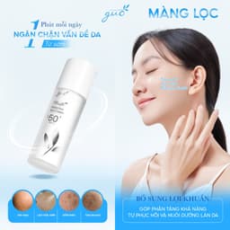 Thumbnail Kem Chống Nắng An Toàn cho Mẹ Bầu - Dưỡng Trắng, Nâng Tone, Cấp Ẩm, Kiềm Dầu, Chống nắng phổ rộng SPF 50+ PA++++ GUO 30g 3