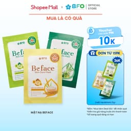 Thumbnail Combo 5 Mặt Nạ Dưỡng Ẩm BFO Beface Tinh Chất Tràm Trà Than Tre Cám Gạo 1