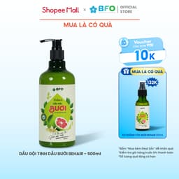 Thumbnail (TẶNG XỊT DƯỠNG TÓC) Dầu Gội Bưởi Dưỡng Tóc Tinh Dầu Bưởi Mọc Tóc Phục Hồi Tóc BFO Behair 500ml 1