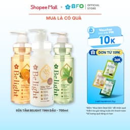 Thumbnail Sữa Tắm Dưỡng Ẩm Tinh Dầu Thiên Nhiên Mịn Da BFO Belight Chai 700ml 1