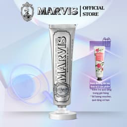 Thumbnail Kem Đánh Răng MARVIS Whitening Mint 85ml Giúp Làm Trắng, Thơm Miệng Và Đánh Bay Mảng Bám - Marvis 1